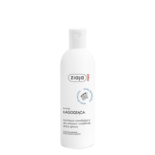 Miniaturka artykułu - ZIAJA MED Łagodząca Szampon do włos&oacute;w i wrażliwej sk&oacute;ry głowy, 300ml USZKODZONY KOREK