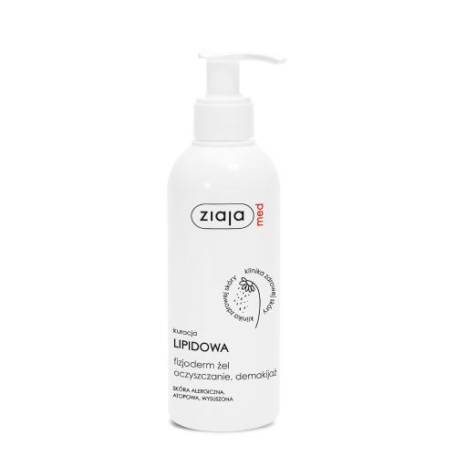 Zdjęcie produktu - ZIAJA MED LIPIDOWA FIZJODERM Żel oczyszczający, 200ml