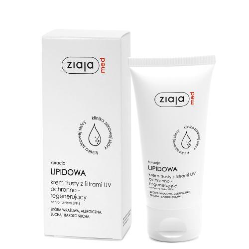 Miniaturka artykułu - ZIAJA MED LIPIDOWA Krem tłusty z UV, 50ml