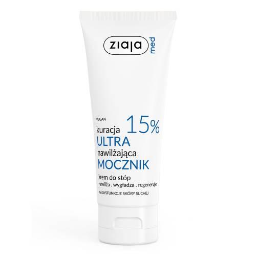 Miniaturka artykułu - Ziaja Med Mocznik 15% Krem do st&oacute;p, 100 ml