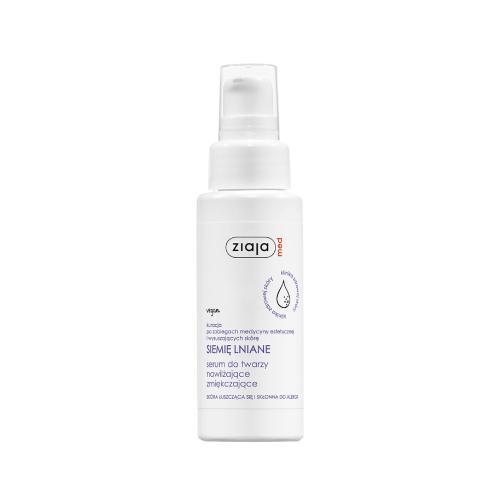 Miniaturka artykułu - ZIAJA MED SIEMIĘ LNIANE Serum do twarzy, 50ml USZKODZONE KARTONOWE OPAKOWANIE