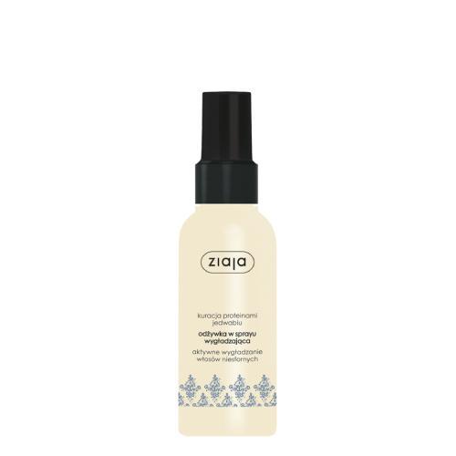 Miniaturka artykułu - ZIAJA Odżywka do włosów w sprayu z jedwabiem do włosów niesfornych, 125 ml USZKODZONY KOREK