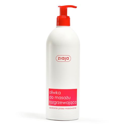 Zdjęcie produktu - ZIAJA Oliwka do masażu rozgrzewająca, 500ml
