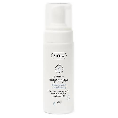 Miniaturka artykułu - ZIAJA Pianka oczyszczająca do sk&oacute;ry wrażliwej, 150ml