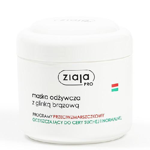 Miniaturka artykułu - ZIAJA PRO maska odżywcza z glinką brązową, 200ml