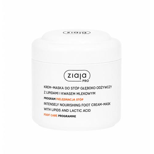 Miniaturka artykułu - Ziaja Pro Program Pielęgnacja St&oacute;p Krem maska do st&oacute;p głęboko odżywczy, 200 ml