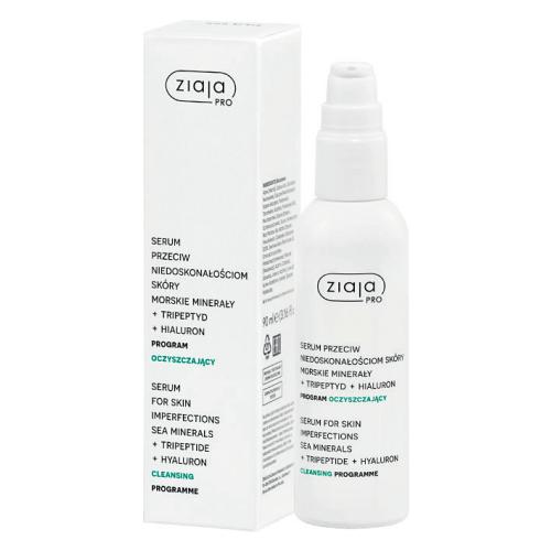 Miniaturka artykułu - Ziaja Pro Serum przeciw niedoskonałościom sk&oacute;ry Morskie minerały + Tripeptyd + Hialuron, 90 ml