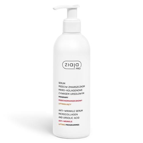 Miniaturka artykułu - Ziaja Pro Serum przeciw zmarszczkom mikro-kolagenowe z kwasem ursolowym, 270 ml