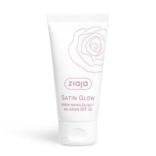 Miniaturka artykułu - Ziaja Satin Glow Krem nawilżający na dzień SPF30, 50 ml