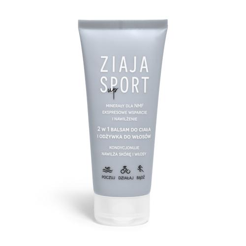 Miniaturka artykułu - Ziaja Sport 2w1 Balsam do ciała i odżywka do włosów, 200 ml