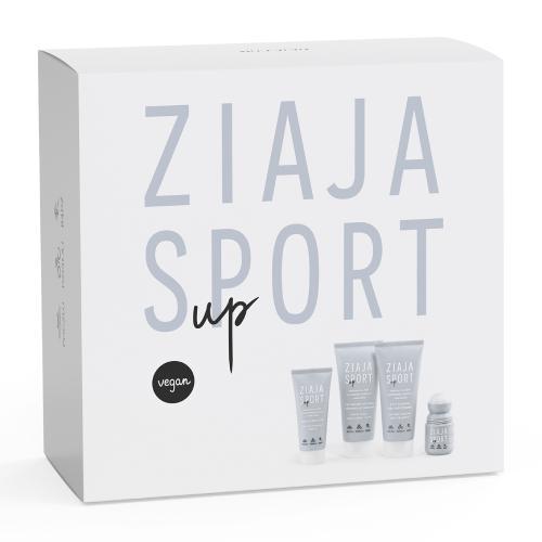Miniaturka artykułu - Ziaja Sport Zestaw prezentowy: 2w1 Balsam do ciała i odżywka do włos&oacute;w, 200 ml + 2w1 Szampon i żel pod prysznic, 200 ml + Krem do rąk i st&oacute;p, 100 ml + 2w1 Antyperspirant i serum, 60 ml USZKODZONE TEKTUROWE OPAKOWANIE