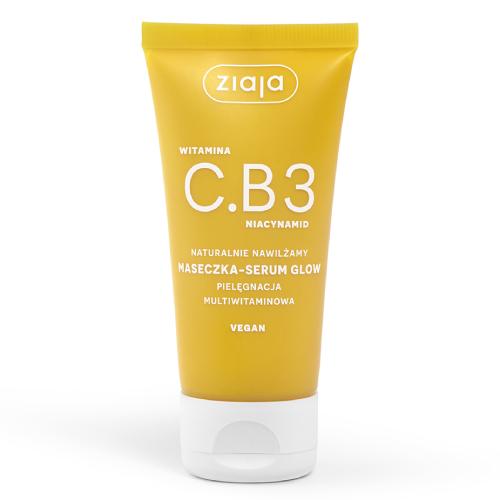 Miniaturka artykułu - Ziaja Witamina C.B3 Niacynamid Maseczka-serum glow, 50 ml