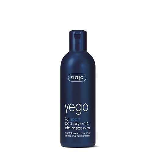 Miniaturka artykułu - ZIAJA YEGO Żel pod prysznic dla mężczyzn Sport, 300ml USZKODZONA NAKRĘTKA