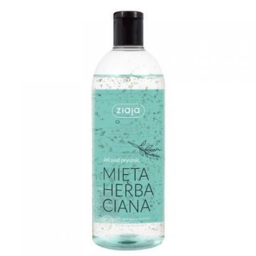 Miniaturka artykułu - ZIAJA Żel pod prysznic Mięta Herbaciana, 500ml USZKODZONE / USZKODZONY PLASTIKOWY KOREK