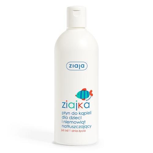 Miniaturka artykułu - ZIAJA ZIAJKA Płyn do kąpieli natłuszczający (rybka), 370ml USZKODZONY KOREK