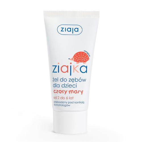 Miniaturka artykułu - ZIAJA ZIAJKA Żel do zęb&oacute;w dla dzieci czary mary od 2 do 6 lat, 50 ml