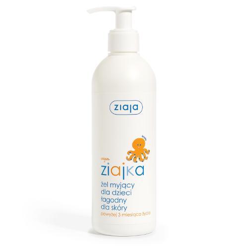 Miniaturka artykułu - ZIAJA ZIAJKA Żel myjący dla dzieci (ośmiornica), 300ml BRAK POMPKI/ USZKODZONE