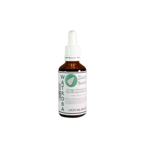 Miniaturka artykułu - Zielarnia Suwalska Nalewka Wątroba, 50 ml