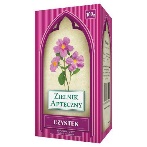 ZIELNIK APTECZNY Czystek zioła do zaparzania - 100 g 