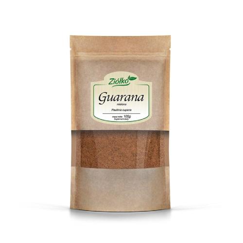 Miniaturka artykułu - Ziółko Guarana mielona, 100 g