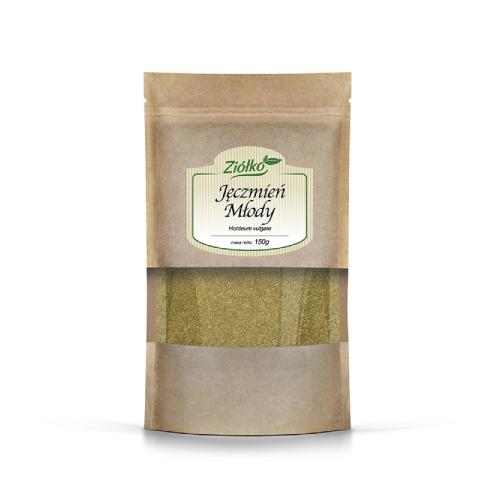 Miniaturka artykułu - Ziółko Jęczmień młody mielony, 150 g