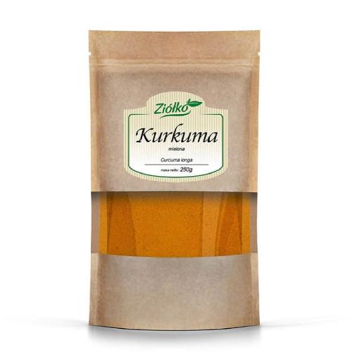 Miniaturka artykułu - ZI&Oacute;ŁKO Kurkuma mielona, 250g