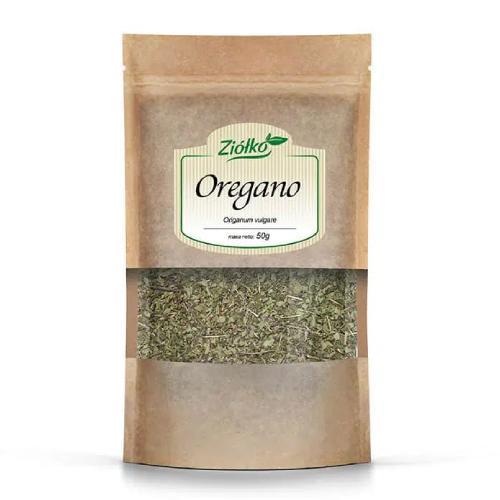 Miniaturka artykułu - ZI&Oacute;ŁKO Oregano liść (Polska), 50g USZKODZONE OPAKOWANIE 