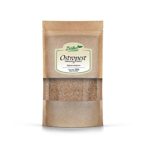 Miniaturka artykułu - Ziółko Ostropest mielony odtłuszczony, 200 g