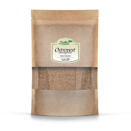 Miniaturka artykułu - Ziółko Ostropest mielony odtłuszczony, 500 g