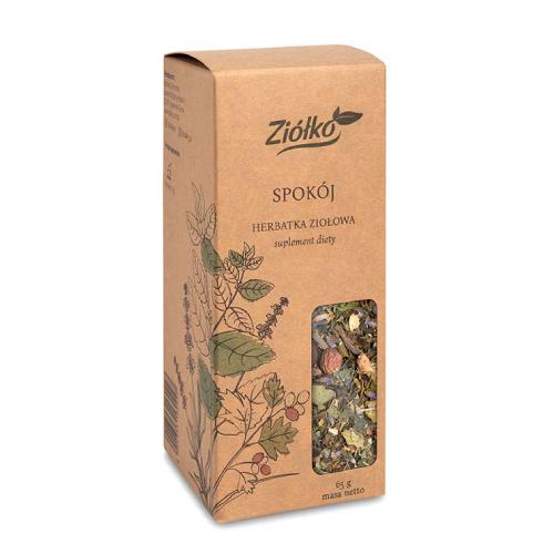 Miniaturka artykułu - Zi&oacute;łko Spok&oacute;j herbatka ziołowa, 65 g