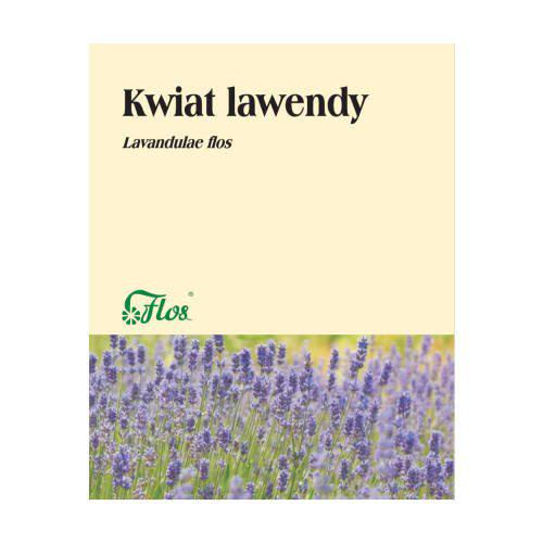 Miniaturka artykułu - FLOS Kwiat Lawendy zioła do zaparzania, 50g