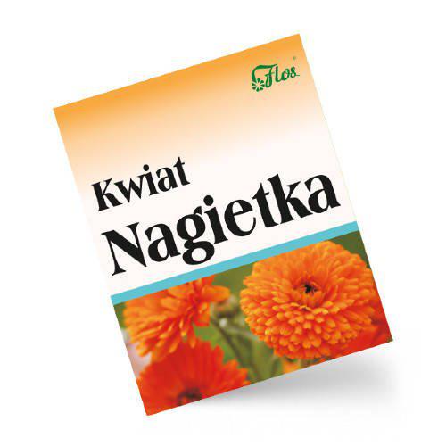 Miniaturka artykułu - FLOS Kwiat Nagietka zioła do zaparzania, 50g