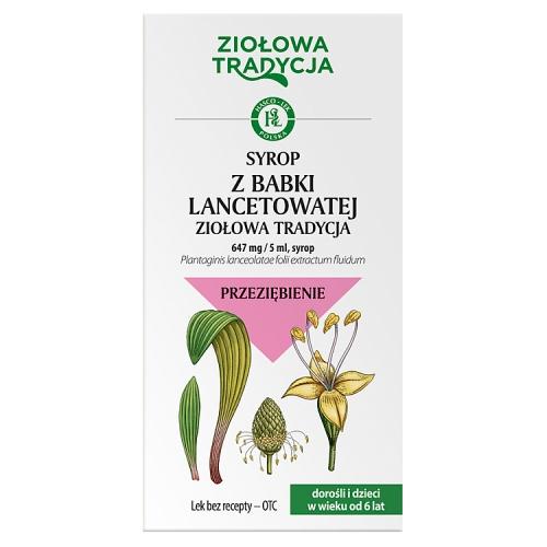 Miniaturka artykułu - Ziołowa Tradycja Syrop z babki lancetowatej, 125 g