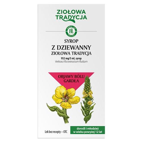 Miniaturka artykułu - Ziołowa Tradycja Syrop z dziewanny, 125 g