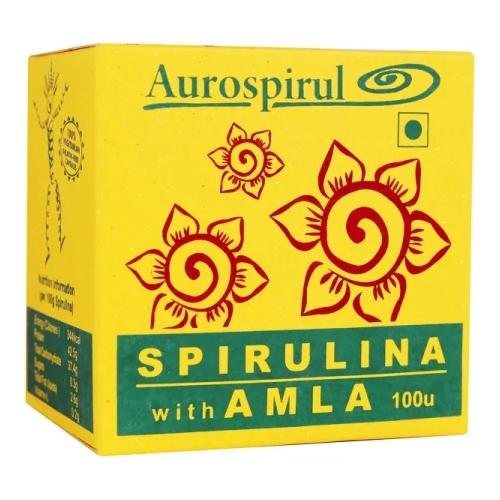 Miniaturka artykułu - AUROSPIRUL Spirulina z amlą, 100 kaps.