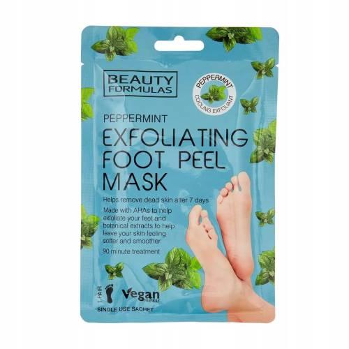 Miniaturka artykułu - BEAUTY FORMULAS Złuszczająco-peelingująca maska do stóp, 1 para