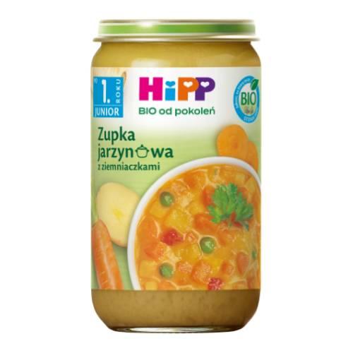 Miniaturka artykułu - HiPP &Beta;IO Junior Zupka jarzynowa z ziemniaczkami po 1. roku, 250 g