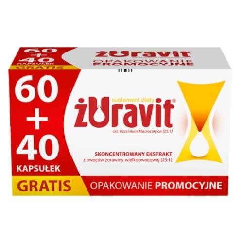 Miniaturka artykułu - Żuravit 60 kaps.+40 kaps. miękkich
