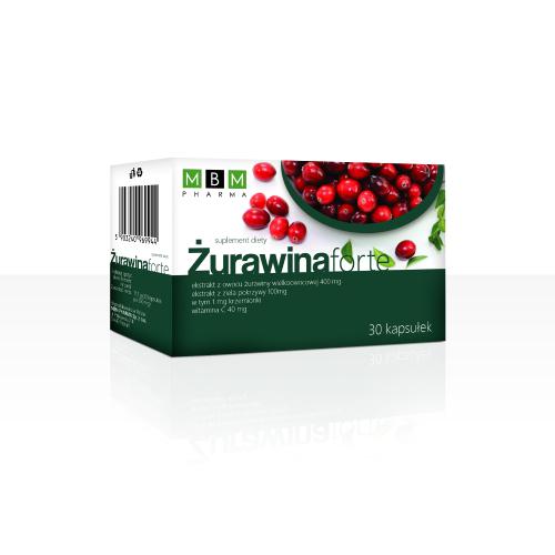 Miniaturka artykułu - Żurawina forte, 30kaps.