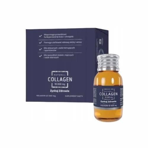 Miniaturka artykułu - ZYSKAJ ZDROWIE Collagen w płynie 30ml, 16 butelek USZKODZONE OPAKOWANIE